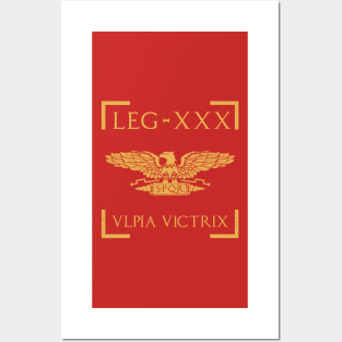 Legio 30 Ulpia Victrix Eagle Emblem Roman Legion Posters and Art